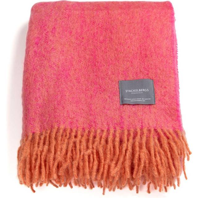 Stackelbergs - Mohair Pläd 130x170 Cm / Pion Melange - Orange