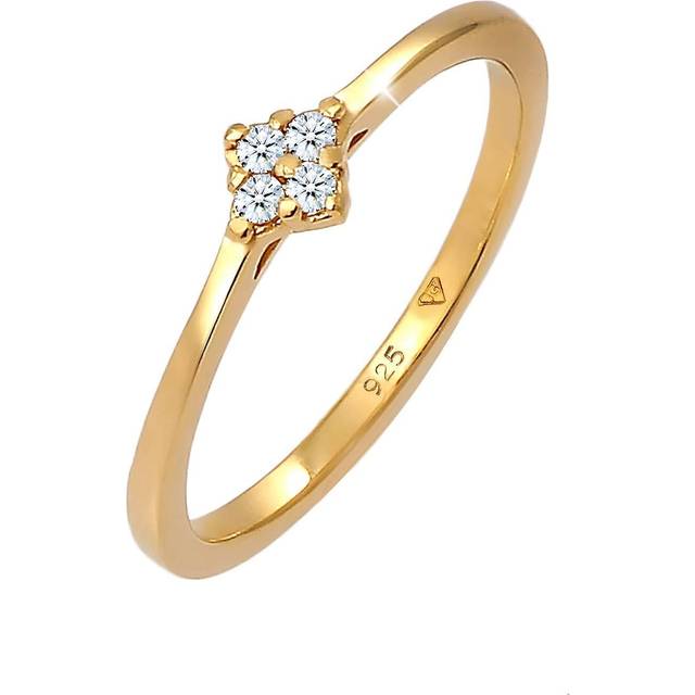 DIAMORE Dam 925 silver diamantring e Silver, Q, colore: Vitt, cod. 0607380416_56
