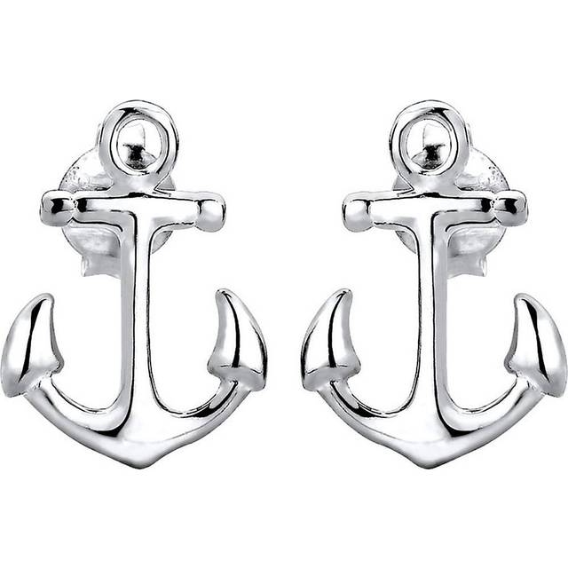 Elli damörhängen ankare maritim sailor hav trend semester filigran strand hem örhängen i 925 silver, Sterlingsilver