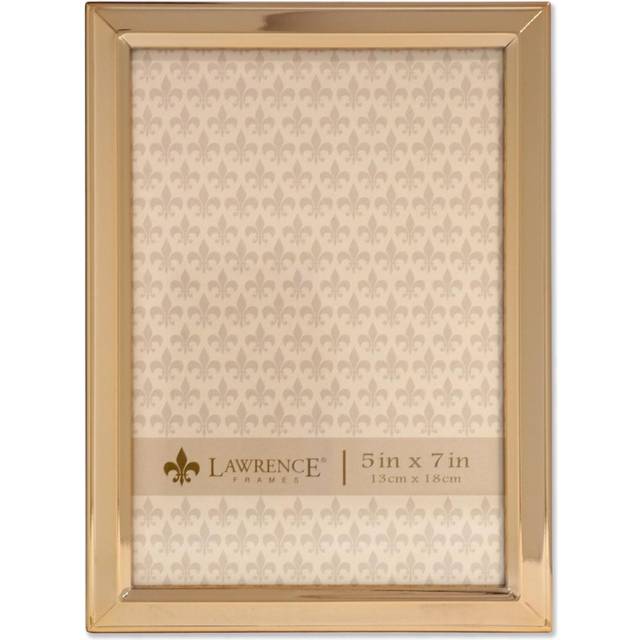 750357 5x7 Gold Metal Classic Bevel Picture Frame