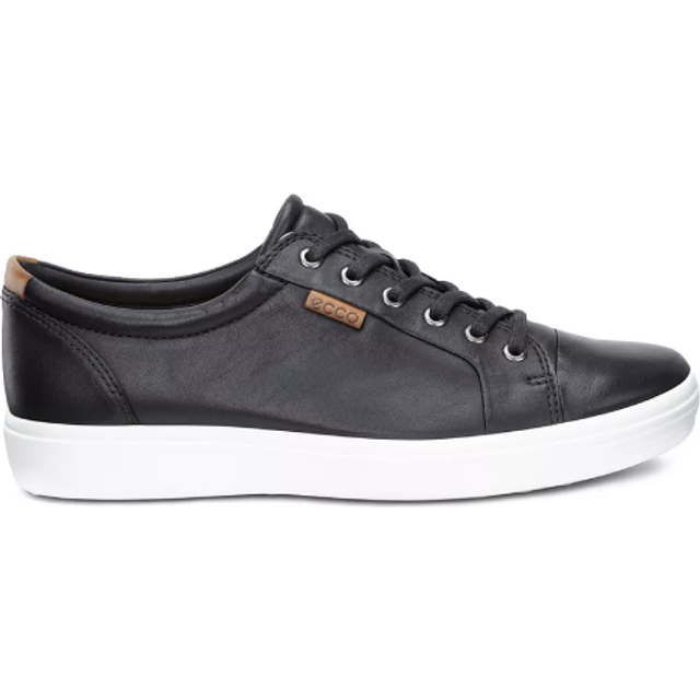 ECCO Soft 7 M, höga sneakers för män, Svart svart, 40 EU