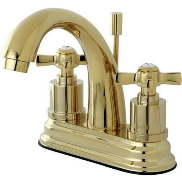 Kingston Brass KS8612ZX 4 in. Centerset Bathroom Faucet  Polished Bras
