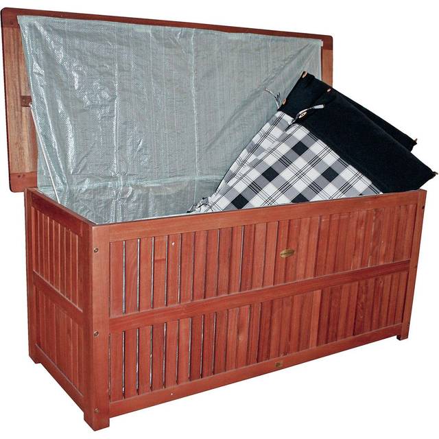 Plano Wooden Storage Box - Ecru (58cm H X 130cm W X 55cm D)