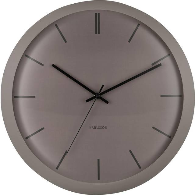 Wall clock Karlsson Nirvana Globe - Gris - 12x40 cm