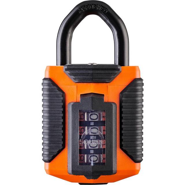 Squire Die-Cast Weatherproof Padlock 50 x 8 x 23mm in Orange Steel