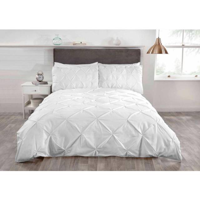 Rapport Home Single Balmoral Duvet Set - White, White