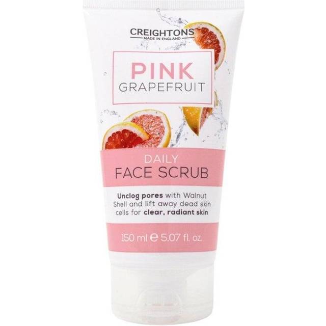 Creightons Pink Grapefruit Daily Face Scrub (150ml) - Unclog pores with Walnut Shell and lift away dead skin cells for clear, radiant skin.
