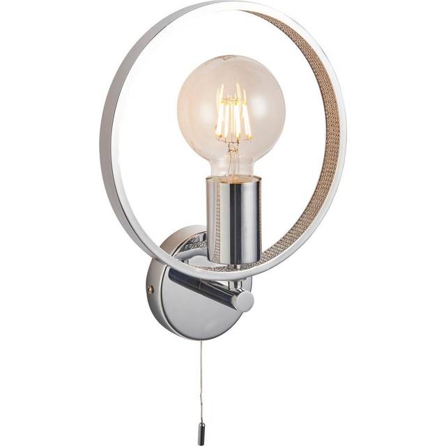 Endon 96002 Merola 1 Light Bathroom Wall Light Chrome Acrylic