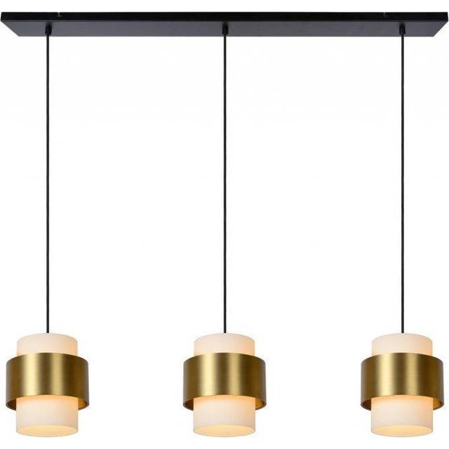 Lucide Firmin Classic Bar Pendant Light - 3Xe27 - Matt Gold, Brass, Gold