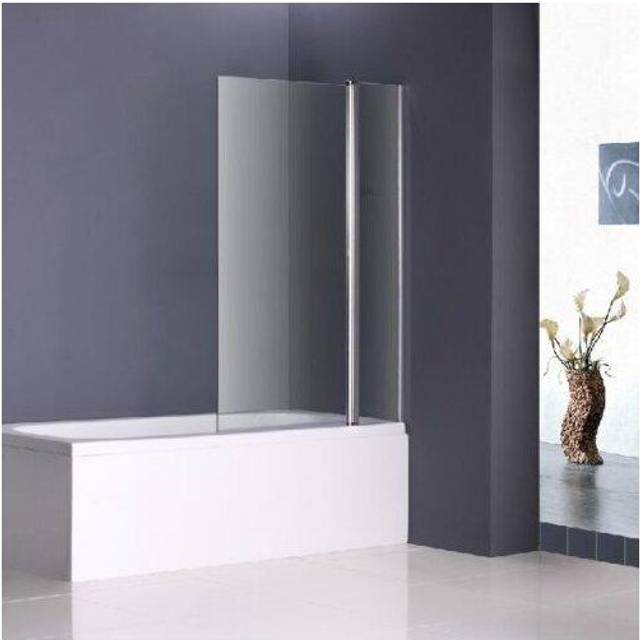 1000x1400mm Pivot Bath Shower Screen Over Bathroom Glass Door Panel