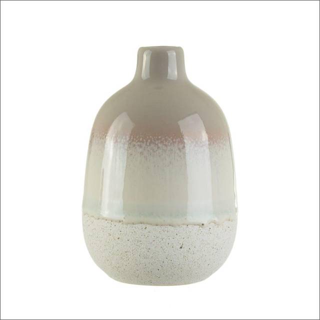 Sass & Belle Mojave Glaze Vase - Grey