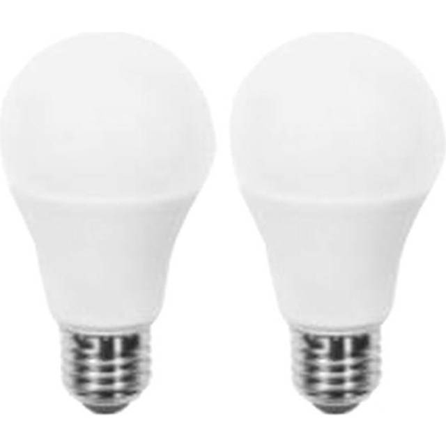 ExtraStar 9W LED A60 Ball Bulb E27 Warm White 3000K (Pack of 2)