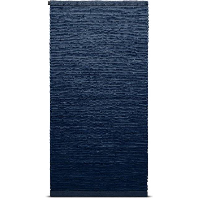 Rug Solid Bomuldstæppe, Blueberry - 60 x 90 cm Mattor Från Magasin - Blå (60 x 90 cm)
