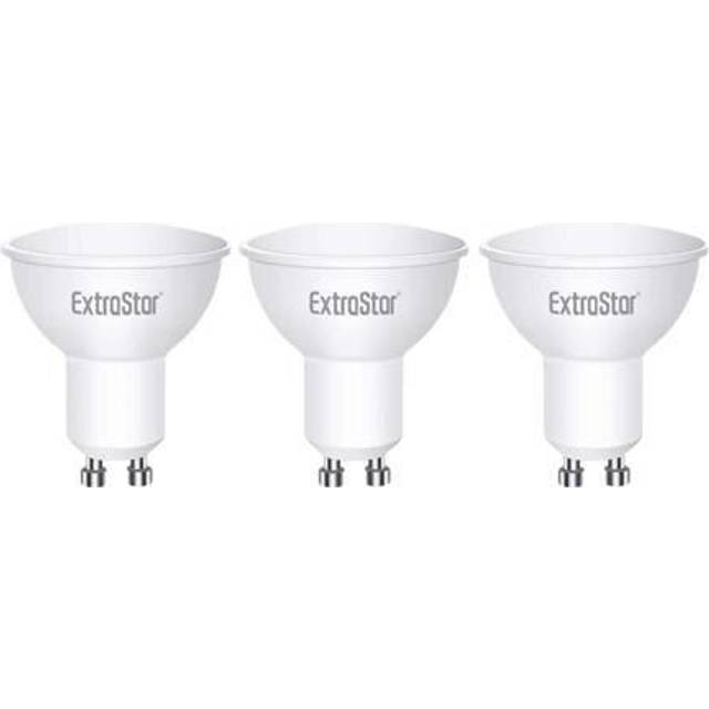 (Pack of 3) ExtraStar GU10 7W LED Light bulb Daylight, 6500K