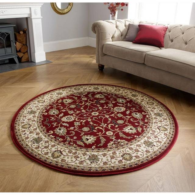Boggess Tufted Red Rug (Round 120cm)