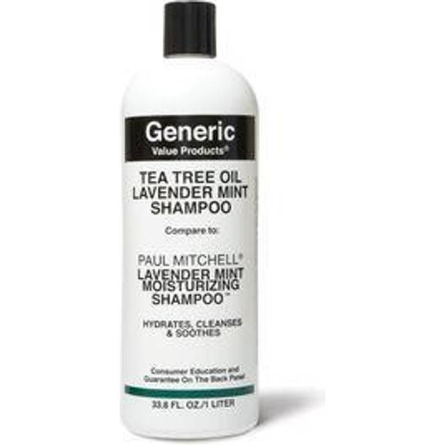 Generic Value Products Lavender Shampoo with Tea Tree Oil  Invigorating Fragrance  Soothes Scalp  Rich Lather  33.8 Oz