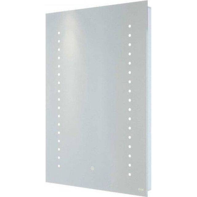 RAK Hestia LED Illuminated Portrait Mirror with Switch and Demister Pad - 700mm x 500mm