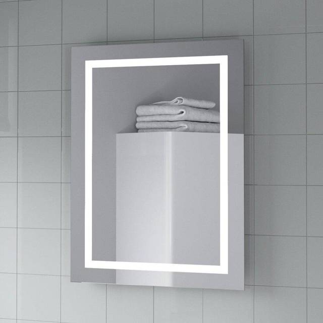 Artis Niteo LED Bathroom Mirror - 500 x 700mm - Battery Operated