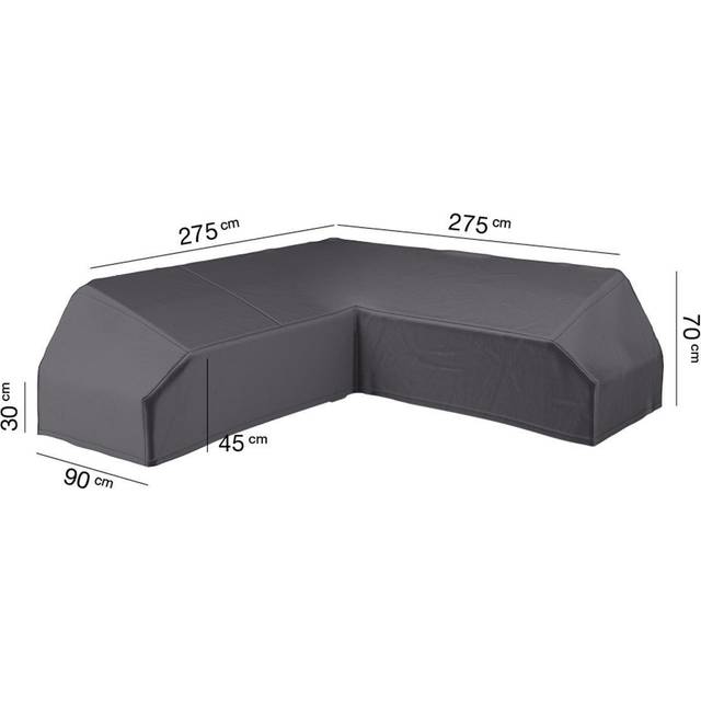 Pacific Lifestyle Platinum Aerocover Platform Trapezee L-Shaped Sofa  W275Xw275Xd90Xh70Cm - One Size