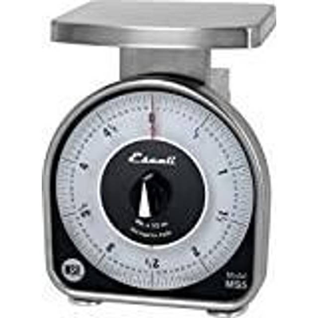San Jamar Ms Series Mechanical Dial Scale Manual Food Scale with 5 Pound Capacity for Kitchens  Restaurants  And Cooking  Metal  80 Ounces  Silver