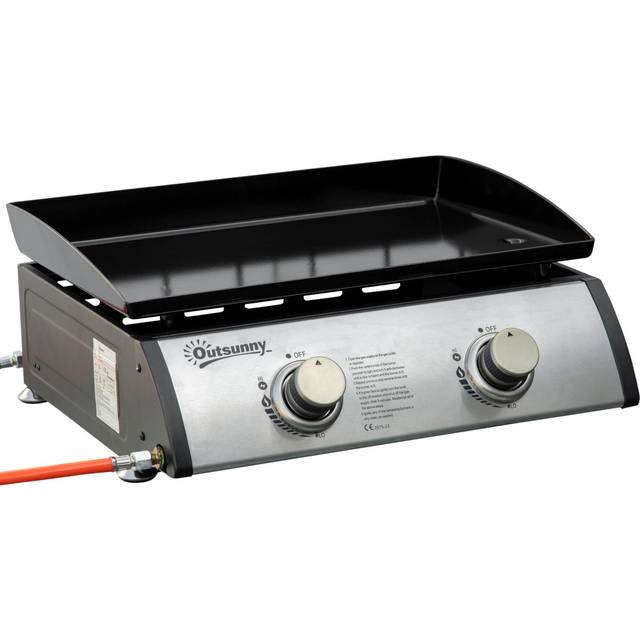 Gas Plancha Garden Bbq Grill With Stainless Steel Burner! | Wowcher