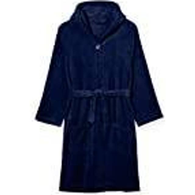 Children's fleece bathrobe Playshoes Uni - Bleu