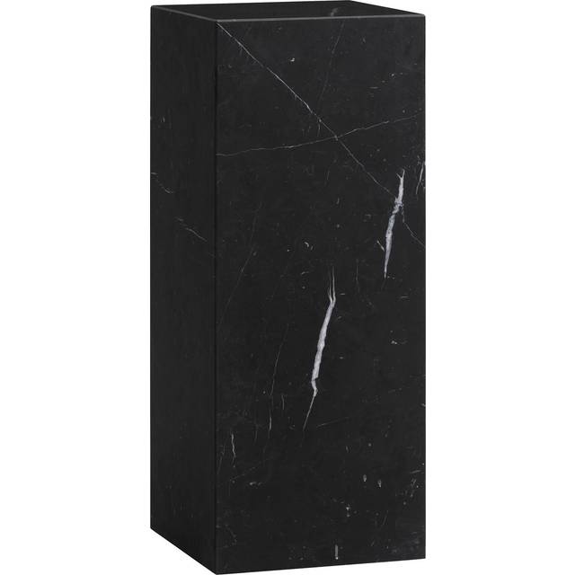 Audo Copenhagen - Plinth Pedestal - Sidebord - Nero Marquina - W: 30cm D: 30cm H: 75cm
