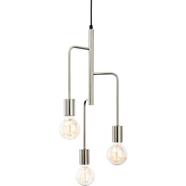 Firstlight Roxy 3-Light Pendant Light Contemporary Style in Brushed Steel