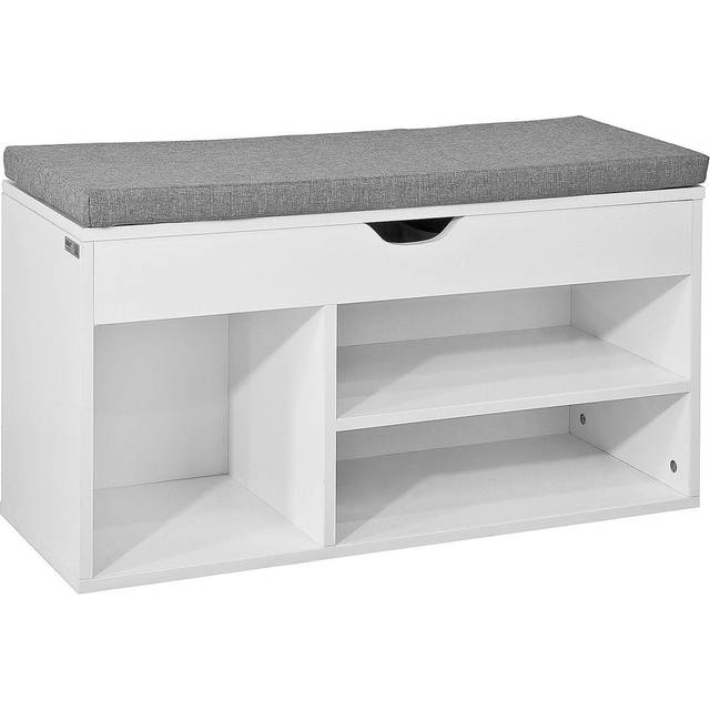 SoBuy FSR45-HG Shoe Cabinet Shoe Rack Shoe Bench with Lift Up Bench