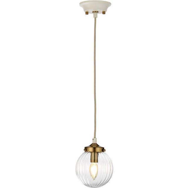 Elstead - Cosmos Retro 1 Light Pendant Globe Glass Shades