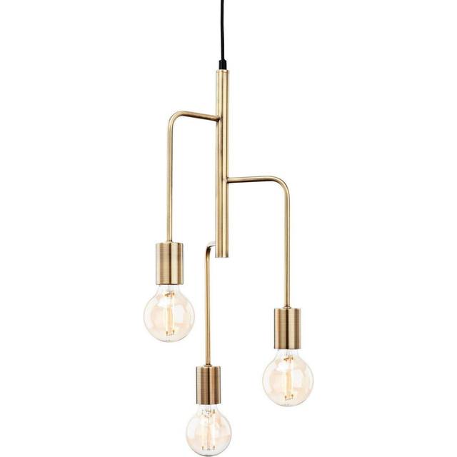 Firstlight Roxy Contemporary Style 3-Light Pendant Light Antique Brass
