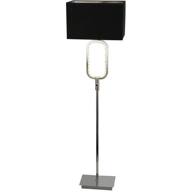 Searchlight 7959CC Aura Floor Lamp Base Chrome with Crystal Glass