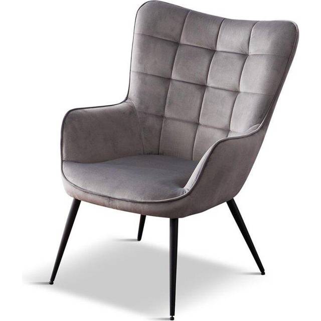 Vera linen / velvet occasional lounge living room accent chair armchair