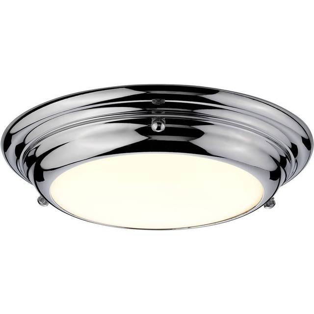 Elstead WELLAND/F/S PC Welland Mini LED Flush Light Polished Chrome