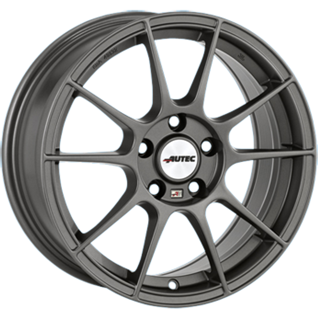 Autec Wizard Alloy Wheels in Matt Gunmetal Set of 4 - 17x7.5 Inch ET38 5x100 PCD 70mm Centre Bore Matt Gunmetal, Gunmetal
