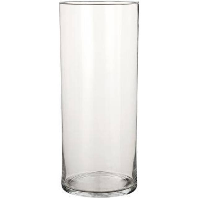 Cylinder glasvas 48 cm hög 19 cm i dia
