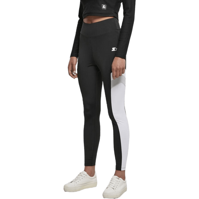 STARTER BLACK LABEL Damer damer start- Highwaist Sports leggings, vit/svart, L