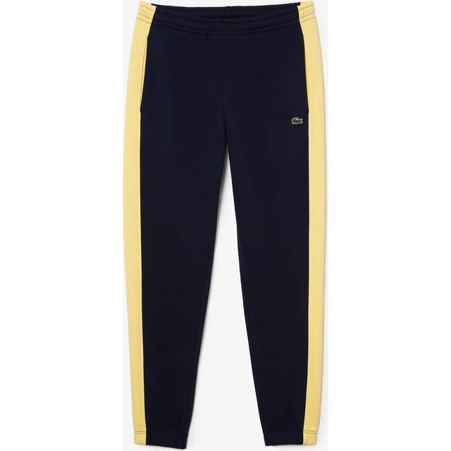 Men's lacoste tracksuit bottoms - blue yellow