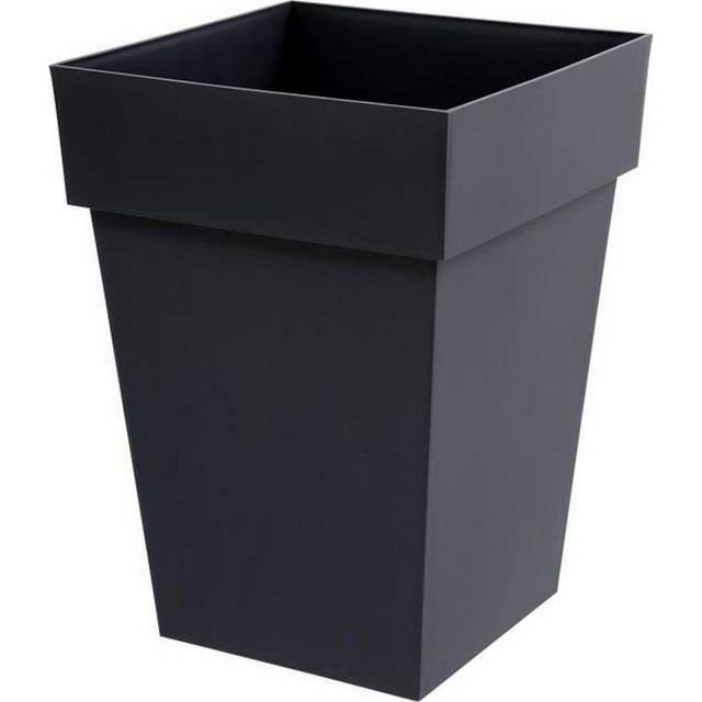 EDA Plastiques 13628 G.ANT SX3 Toscane blomkruka av polypropen, 39 x 39 x 53 cm, antracit