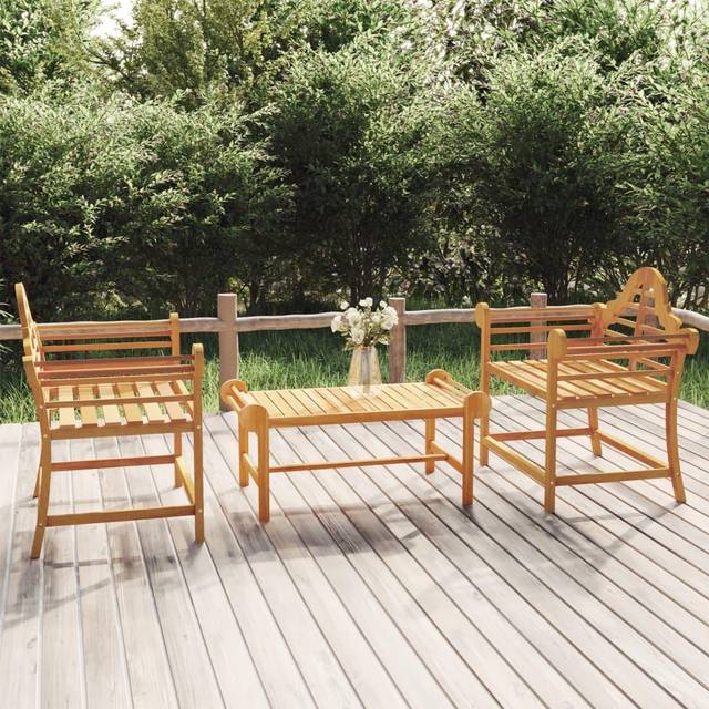 Jinlefu - Garden Chairs 2 pcs 91x62x94 cm Solid Wood Teak vidaXL