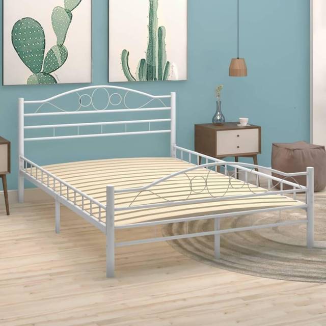 vidaXL Slatted Bed Base with 17 Slats 80x200 cm - Brown