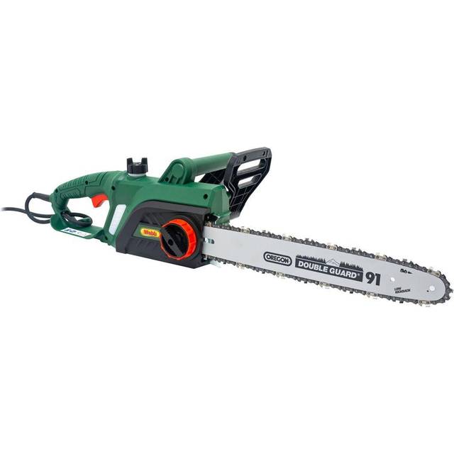 Webb Electric Chainsaw - 2200W - 40cm Blade - 6.25kg Weight - Green