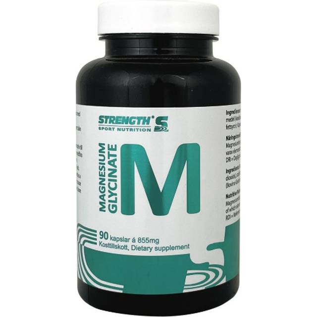 Magnesium Glycinate, 90 kapslar, Strength