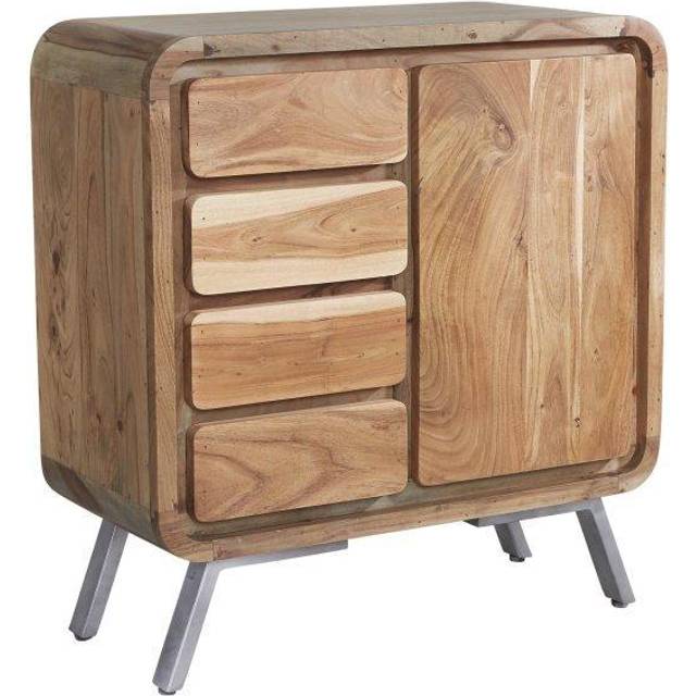 Retro Metal & Wood Medium Sideboard