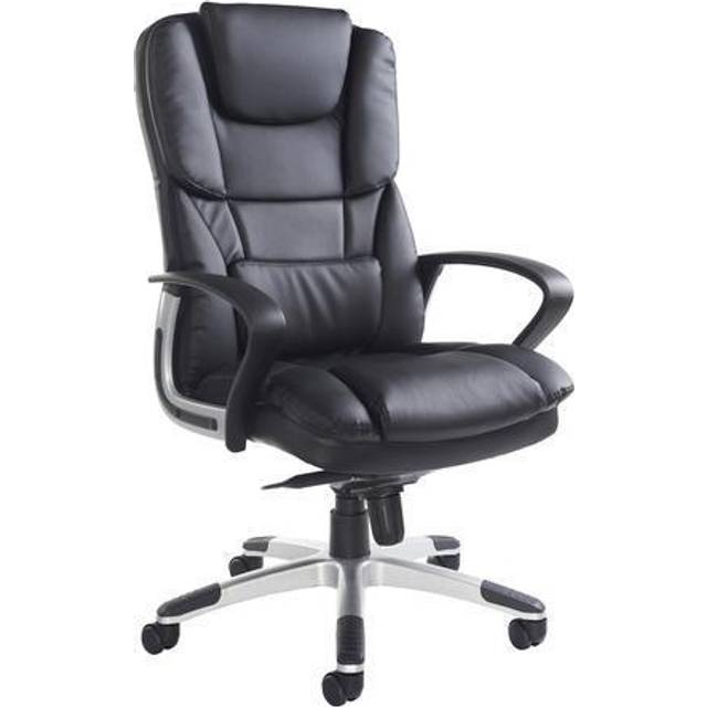 Palermo high back executive chair - black faux leather - Black