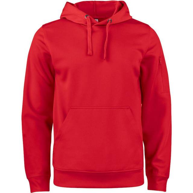Clique Basic Active Hoodie 021011 Red L Colour: Red, Size: L
