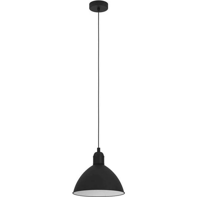 Eglo Priddy 305mm Single Pendant Light in Black