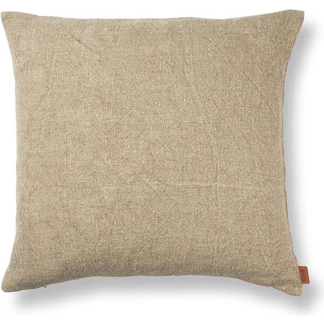 Ferm Living - Heavy Linen Cushion Cover - Kuddfodral - Natural - W50 x H50 cm