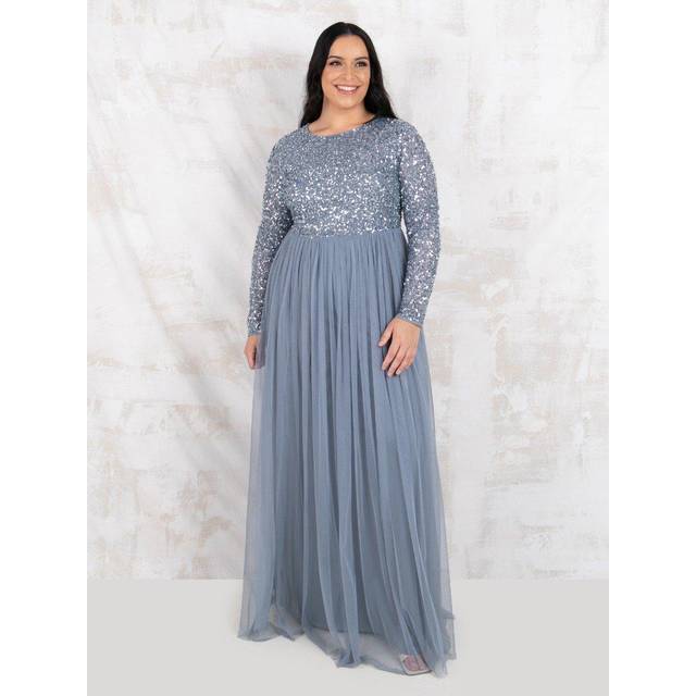 Maya Deluxe Embellished Sequin Maxi Dress