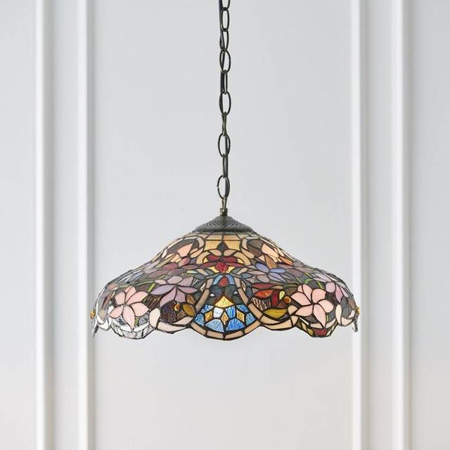 Tiffany Sullivan Medium 1 Light Tiffany Pendant Light